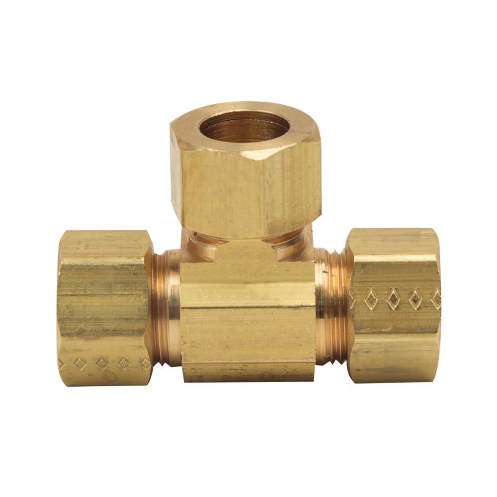 1068-T 64-C 1/2" Comp Lead-Free Brass Tee - W02