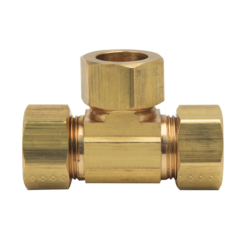1069-T 64-C 5/8" Comp Lead-Free Brass  Tee - W02
