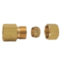 1076-T 66-C 3/8" Comp x 1/4" FIP Lead-Free Brass  Adapter - W03