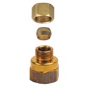 1081-T 66-C 3/8" Comp x 1/2" FIP Lead-Free Brass Adapter - W03
