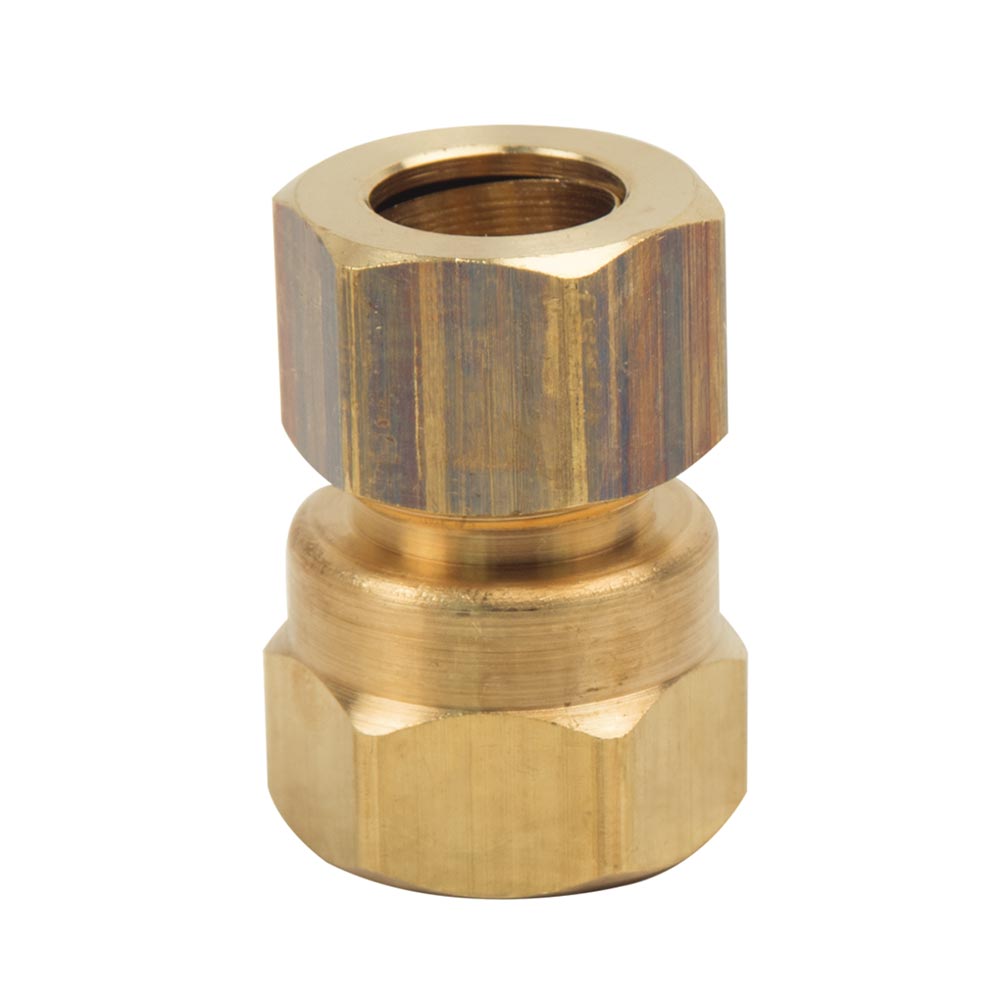 1085-T 66-C 1/2" Comp x 1/2" FIP Lead-Free Brass Adapter - W02