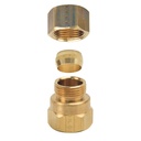 1085-T 66-C 1/2" Comp x 1/2" FIP Lead-Free Brass Adapter - W03