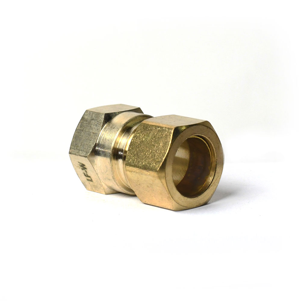 1086-T 66-C 5/8" Comp  x 3/4" FIP Lead-Free Brass Adapter - W02