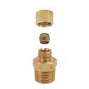 1089-T 68-C 1/4" Comp x 3/8" MIP Lead-Free Brass Adapter - W03