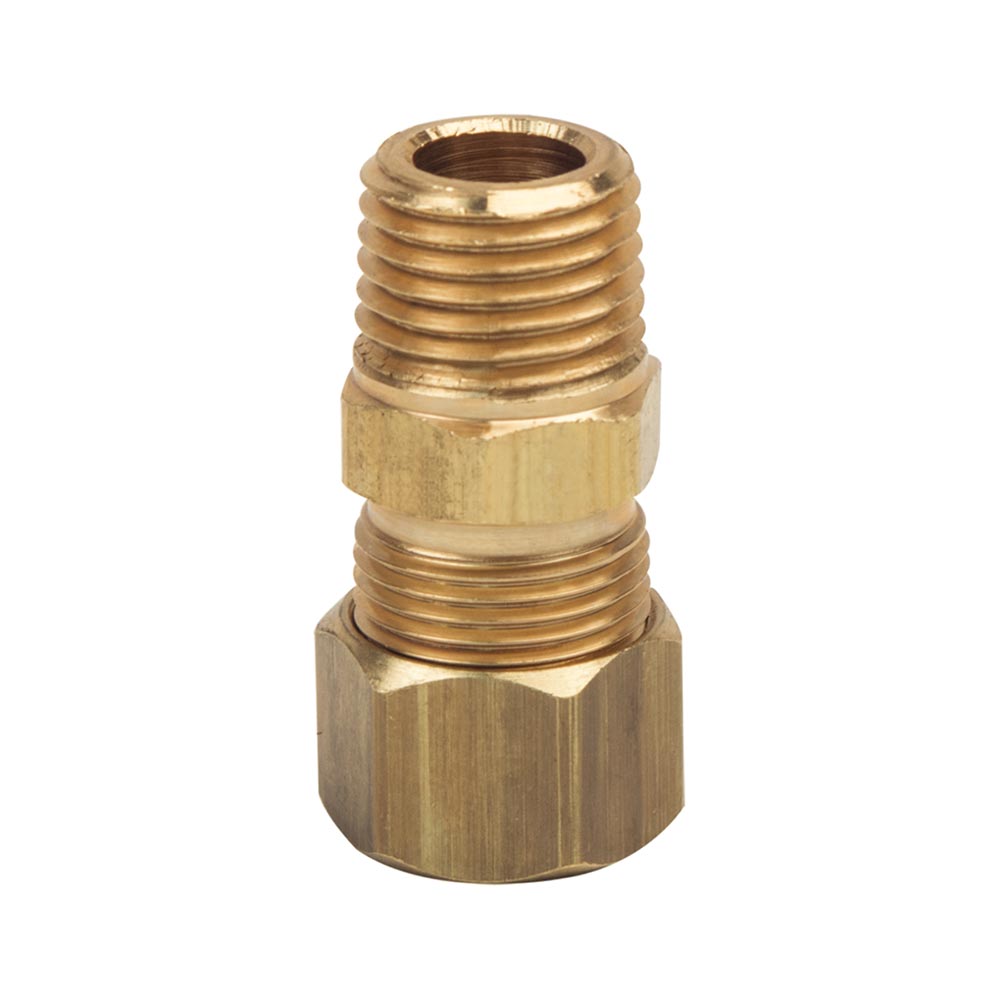 1090-T 68-C 3/8" Comp  x 1/4" MIP Lead-Free Brass Adapter - W02
