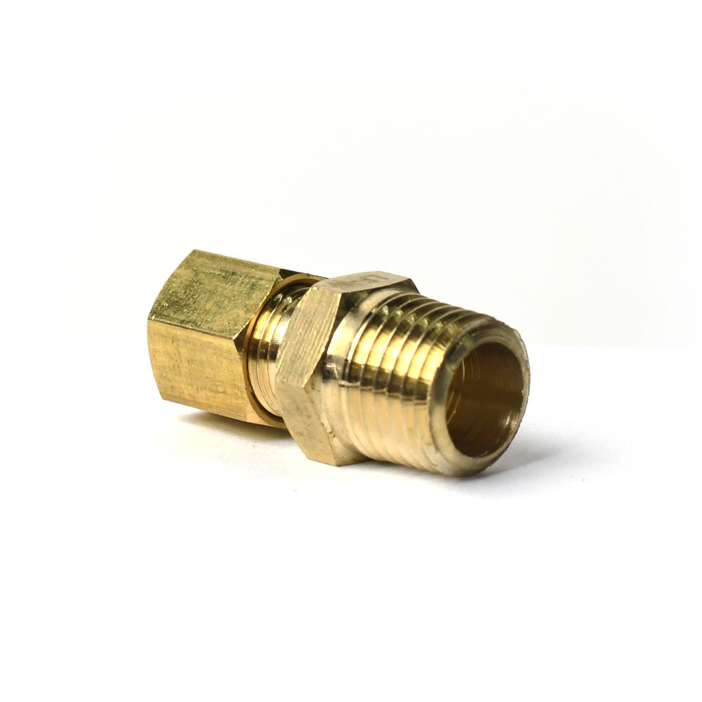 1091-T 68-C 3/8" Comp  x 3/8"  MIP Lead-Free Brass  Adapter - W03