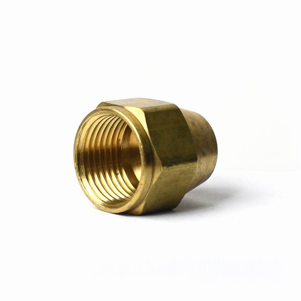 1108-T #41-F 5/8" Brass Flare Nut
 - W02