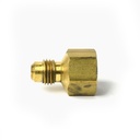 1126-T #46 3/8" Flare x 3/8" FIP Brass Adapter - W02