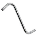 1214-T 10" S-Shape Shower Arm with Flange - Chrome - W02