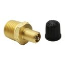 1234-T 1/4" MIP Vent Valve & Cap - W03