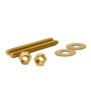 1244-T 1/4" x 2-1/2" Portland Style Headless Toilet Bolt Set - W02