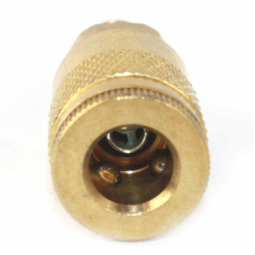 1/4" x 1/4" MPT Auto Brass Coupler  - Six Display Pack - W06