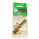 1244-T 1/4" x 2-1/2" Portland Style Headless Toilet Bolt Set - W03