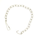 1255-T Universal Stainless Steel Replacement Chain for Toilet Repair Flappers - W03