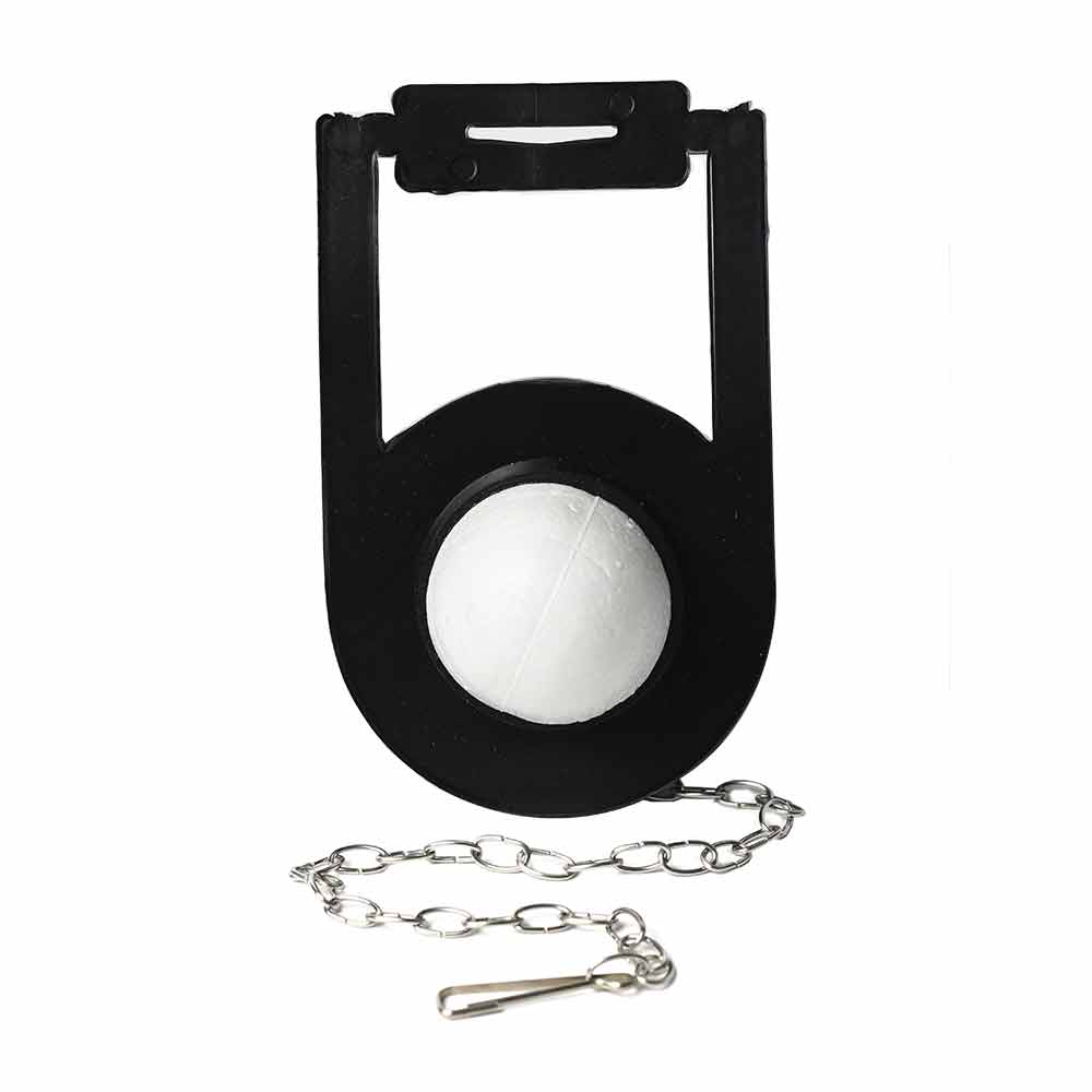 1258-T Crane Toilet Repair Flapper - Black - W03