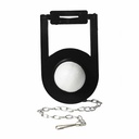 1258-T Crane Toilet Repair Flapper - Black - W03