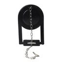 1258-T Crane Toilet Repair Flapper - Black - W04
