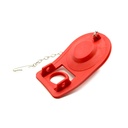 1273-T Universal Korky Style Toilet Repair Flapper - Red - W03