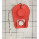 1273-T Universal Korky Style Toilet Repair Flapper - Red - W05