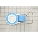 1274-T Universal Coast  Vinyl Toilet Repair Flapper with Float - White - W04