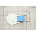 1274-T Universal Coast  Vinyl Toilet Repair Flapper with Float - White - W05