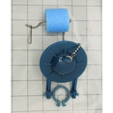 1279-T Universal Toilet Repair Flapper with Float - Blue - W06