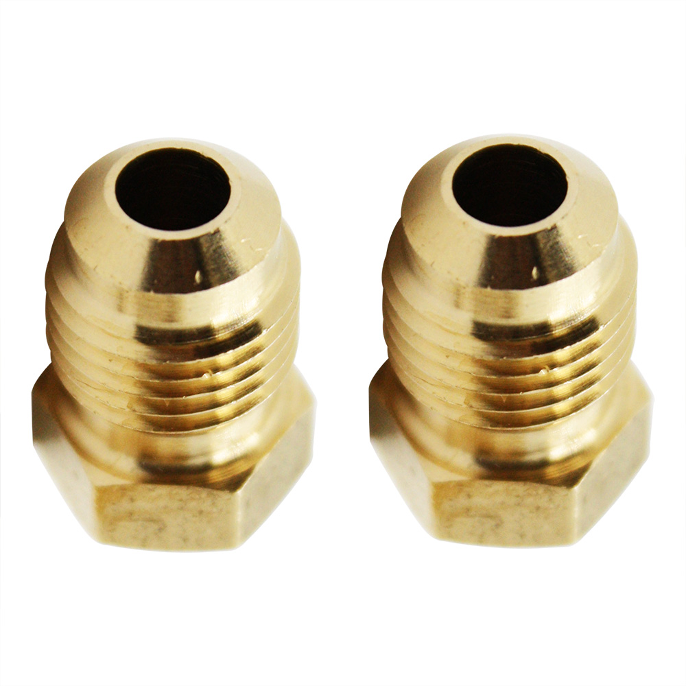1301-T 39 5/16" Brass Flare Plug 2/Pack
 - W02