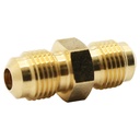 1308-T 42-F 5/16" Brass Flare Coupling
 - W03