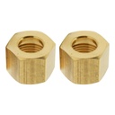 1345-T 61-C 5/16" Lead-Free Brass Compression Nut 2/Pack - W02