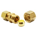1348-T 62R 5/16" x 1/4" Lead-Free Brass Compression Coupling - W03