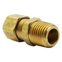 1356-T 68 5/16" x 1/4" Lead-Free Brass Compression MIP Adapter - W02