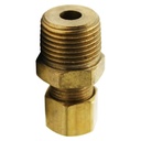 1357-T 68 5/16" x 3/8" Lead-Free Brass Compression MIP Adapter - W02
