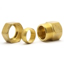 1386-T 66-C 7/8" x 1/2" Lead-Free Brass Compression FIP Adapter - W03