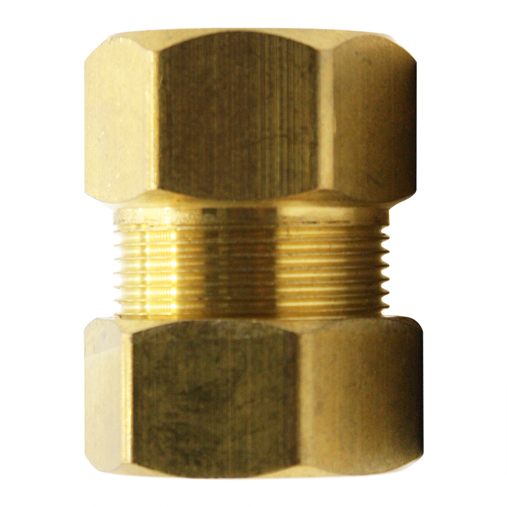 1386-T 66-C 7/8" x 1/2" Lead-Free Brass Compression FIP Adapter - W04