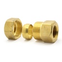 1386-T 66-C 7/8" x 1/2" Lead-Free Brass Compression FIP Adapter - W05