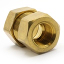 1386-T 66-C 7/8" x 1/2" Lead-Free Brass Compression FIP Adapter - W06