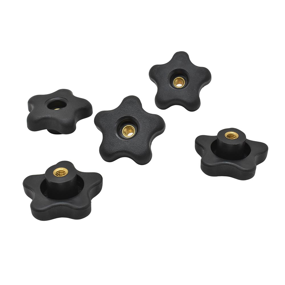 5 Star Thru Knob 5/16 x 18  (5/pk)