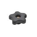 5 Star Thru Knob 3/8 x 16