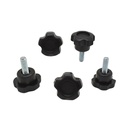 5-Point Knob 10-24  (5/pk)
