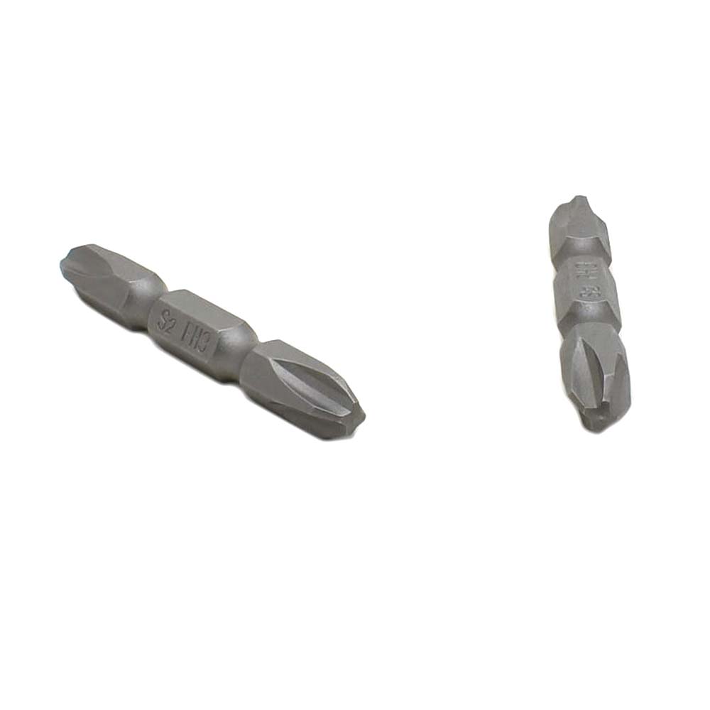 10 Display Pack - 3# Phillips Double End Screwdriver Bits - 2" Long