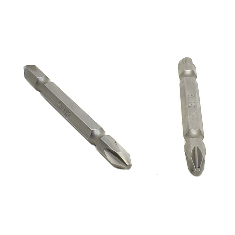 25 Bulk - 2# Phillips Double End Screwdriver Bits - 3" Long