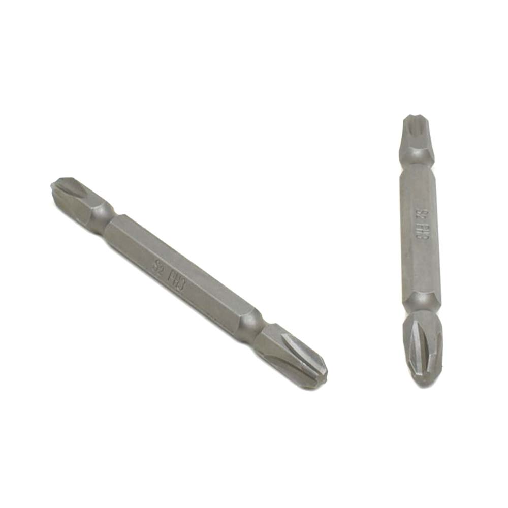 10 Display Pack - 3# Phillips Double End Screwdriver Bits - 3" Long