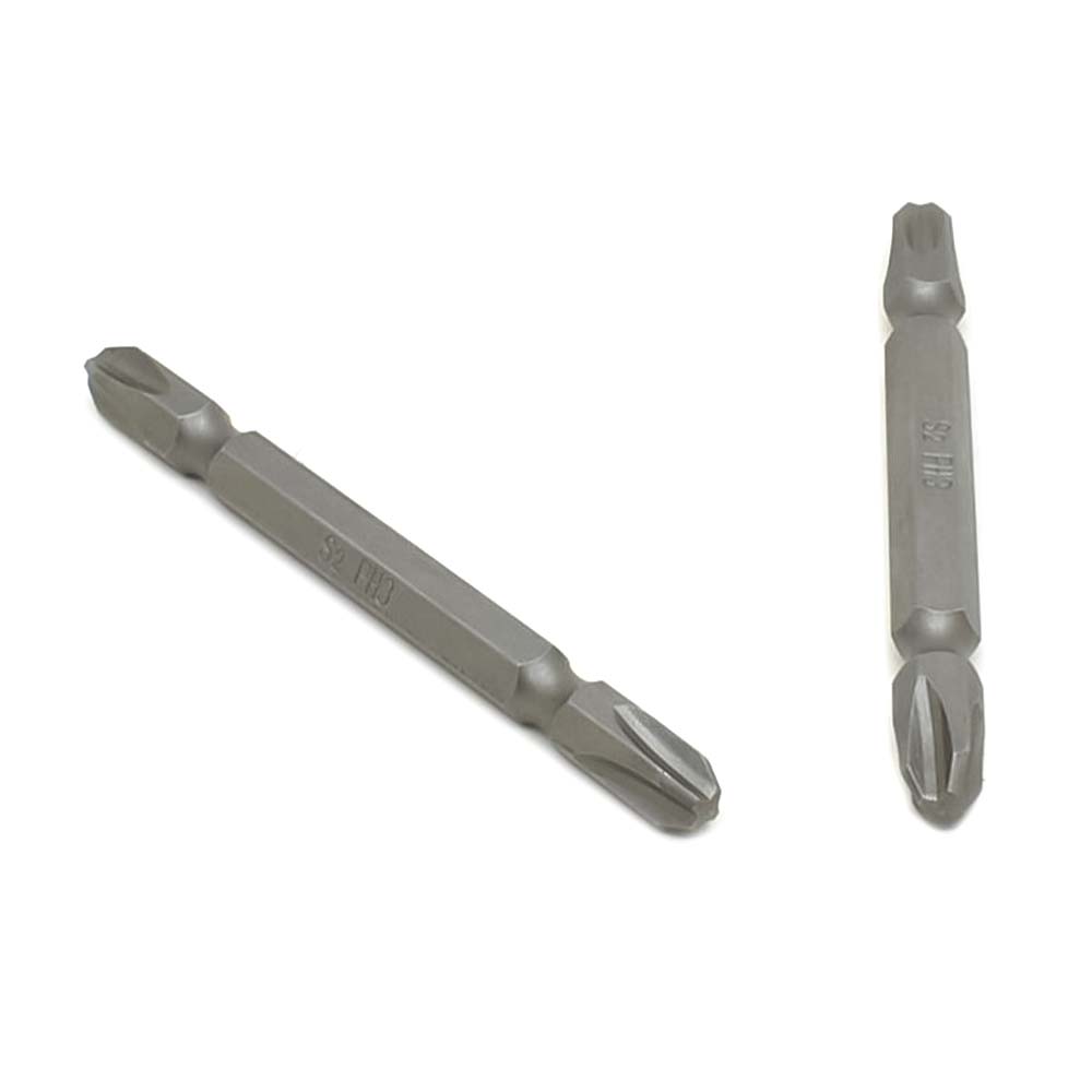 25 Bulk - 3# Phillips Double End Screwdriver Bits - 3" Long