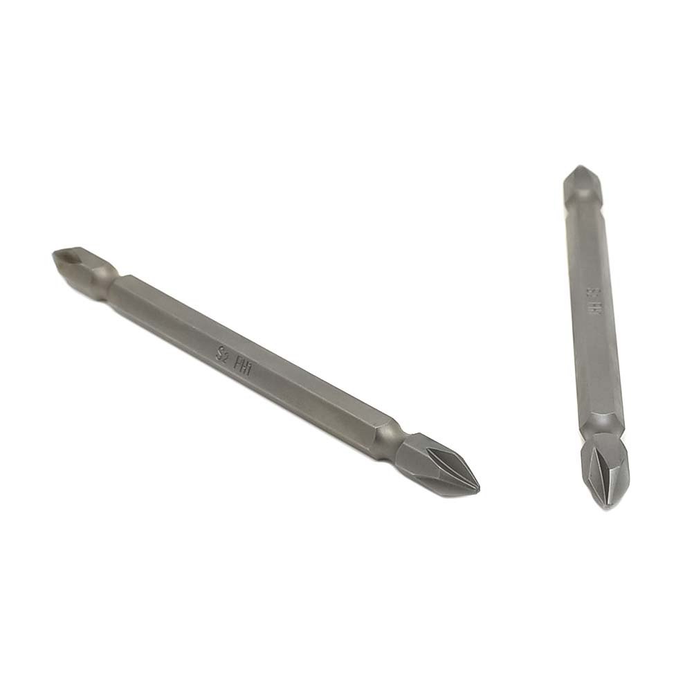 10 Display Pack - 1# Phillips Double End Screwdriver Bits - 4" Long
