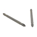 10 Display Pack - 1# Phillips Double End Screwdriver Bits - 4" Long