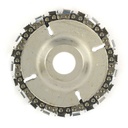 22 Tooth 4" Fine Cut Grinder Disc and Chain - 7/8" Arbor