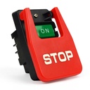 Large Table Saw Push-Button Switch w/Emergency STOP Cover (SW56-1, 18805, 18806)
