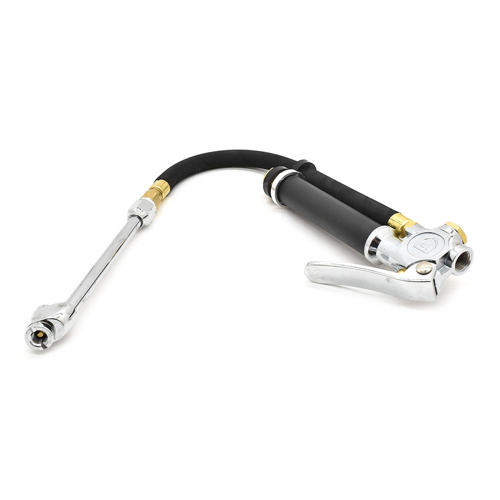 T5000 Inflator with 6" Ext Truck Chuck T37 with 12" whipend - Steel Braided