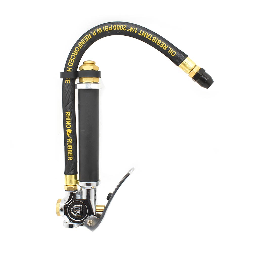 Tire Inflator TF5000 with Straight-in Tapered Chuck T46 Steel Braided Whip