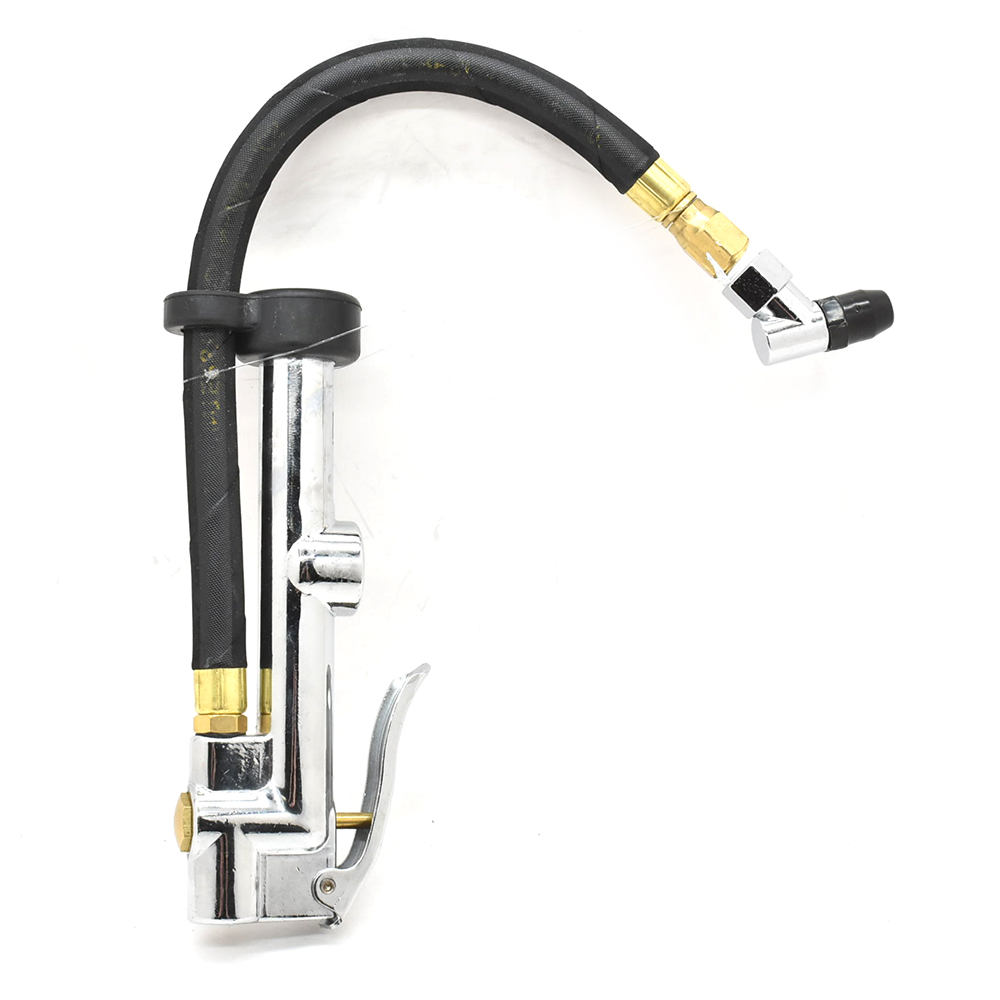 Tire Inflator TF9000 with Angled Tapered Chuck T35 Steel Braided Whip